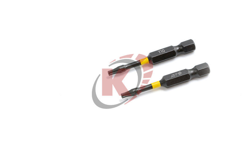 Бита TORX T10 L=50мм 1/4" ударная набор 2шт (795322) ДТ