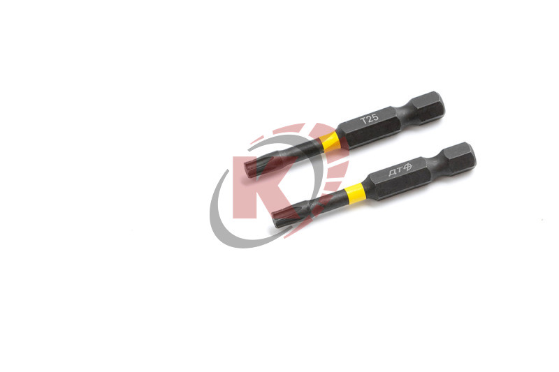 Бита TORX T25 L=50мм 1/4" ударная набор 2шт (795622) ДТ