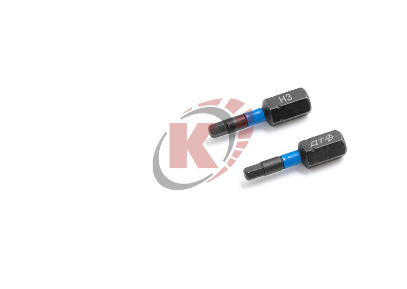 Бита HEX H3 L=25мм 1/4" ударная 2шт. (796102) ДТ