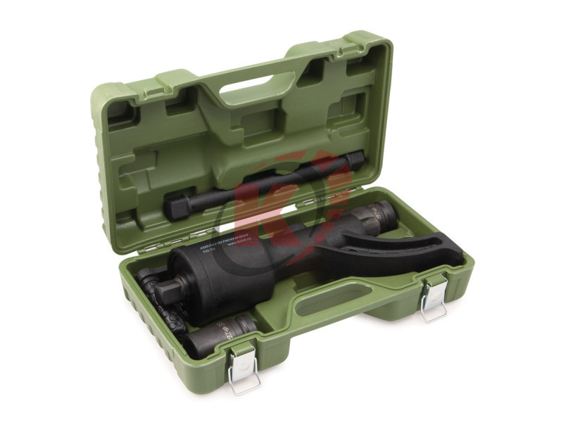 Гайковерт механический 1" усиленный с головками 32мм, 33мм (536781) ДТ