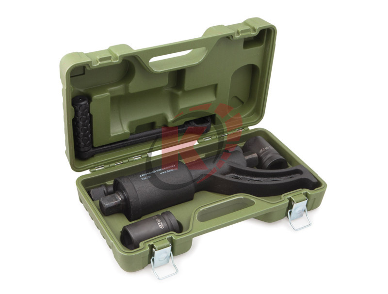 Гайковерт механический 1" удлиненный с головками 32мм, 33 мм (536591) ДТ