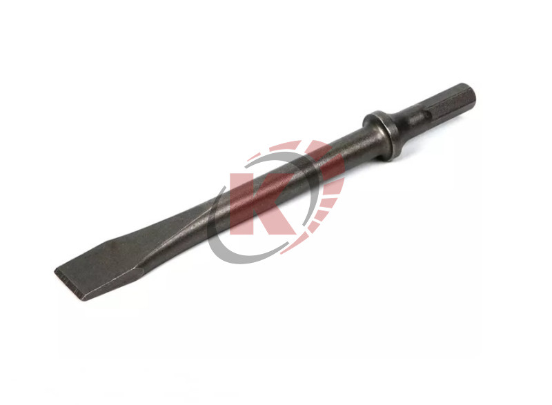 Зубило для пневмомолотка плоское 260мм шестигранный хвостовик (PAH-10-25H) Licota