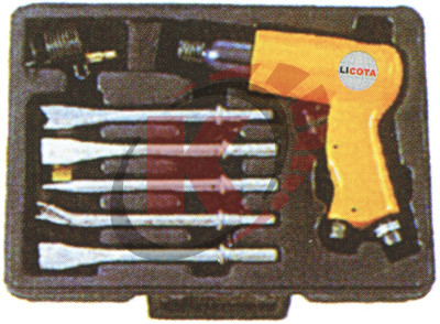 Пневмомолоток (PAH-20002HK) с 5 зубилами Licota