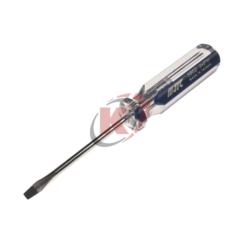 Отвертка шлиц. SL3,0x50 усиленная с намагниченным наконечником (JTC-3802)