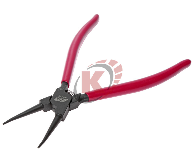 Съемник внутренних стопорных колец щипцы прямые длина 230мм (JTC-HS230)