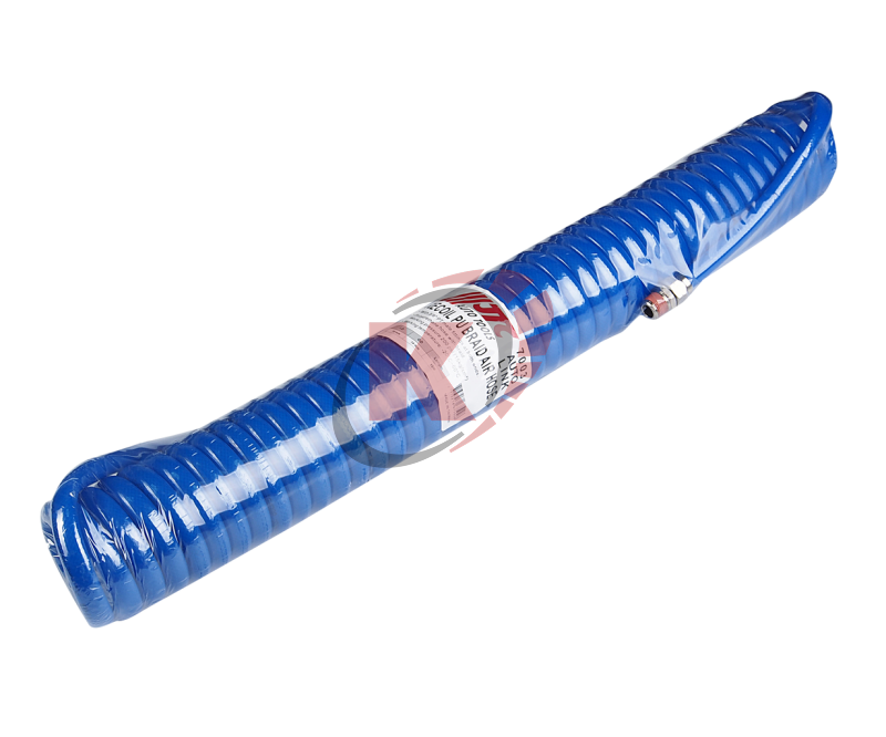 Шланг спиральный воздушный вн. диаметр 10 мм, внеш. диаметр 14 мм L=10м, резьба 3/8 (JTC-7003)