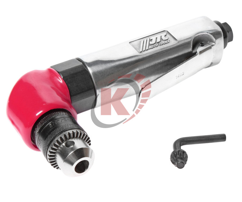 Пневмодрель угловая, патрон 10мм, 1900 об/мин, 90PSI (JTC-3833)