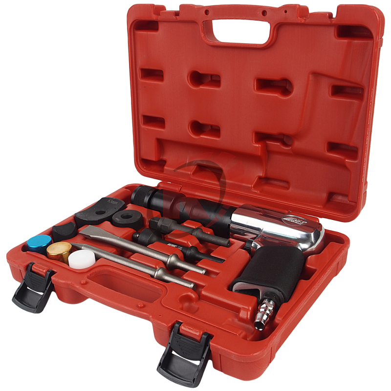 Пневмомолоток 2100 ударов в минуту с набором зубил, 12 предметов (JTC-7748)