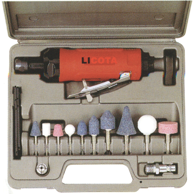 Машинка пневмошлиф. (PAG-10039K) d=3мм, 6мм, n=22000об/мин с голов. Licota