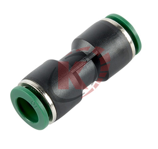 Фитинг прямой соединитель цанга 6 мм, пластм. корпус (808550-6-6) Garwin