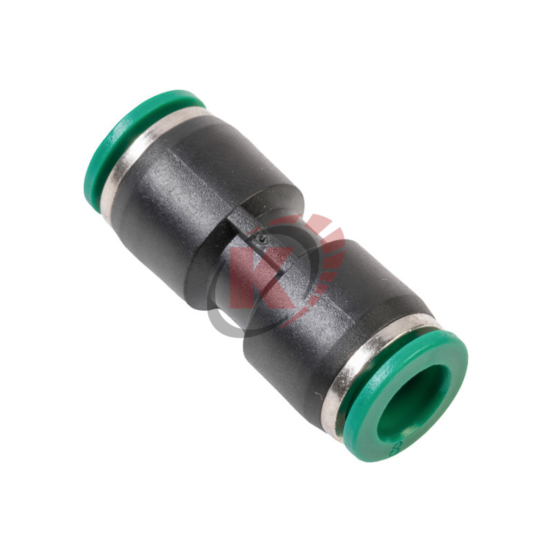 Фитинг прямой соединитель цанга 8 мм, пластм. корпус (808550-8-8) Garwin