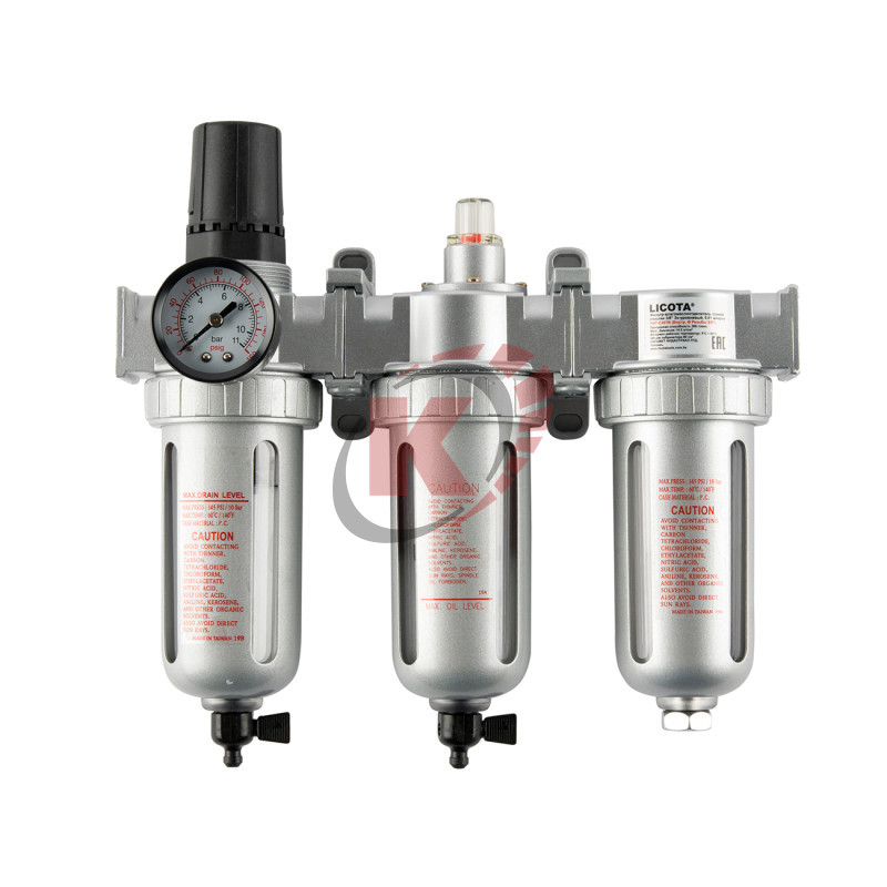 Фильтр-влагомаслоотделитель 3/8" 3х-уровневый (PAP-C207B) 3/8" Licota