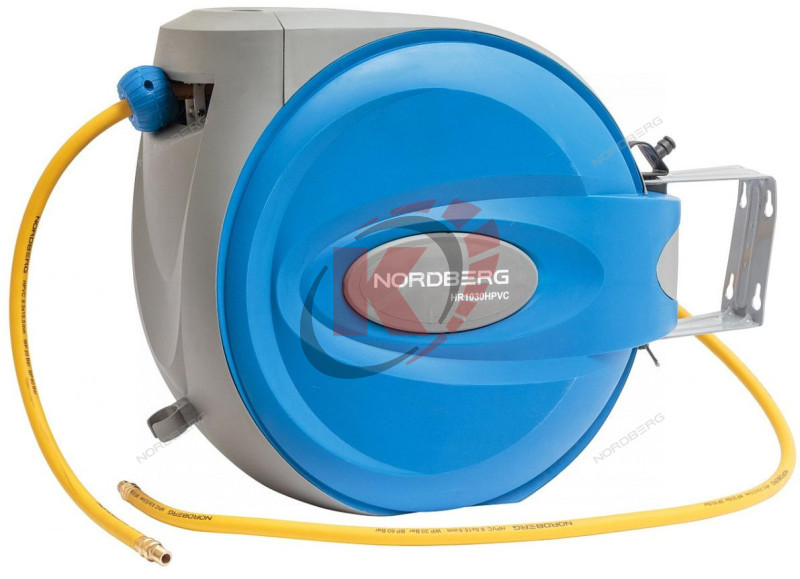 Катушка пневмошланга 30м 9,5х15,5мм M1/4"-M1/4" (HR1030HPVC) Nordberg
