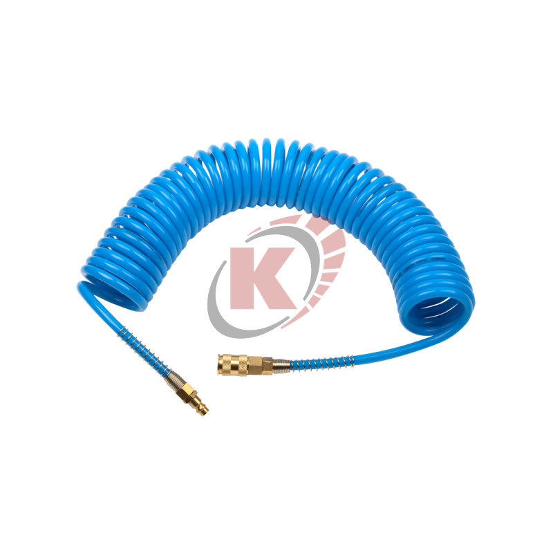 Шланг воздушный витой ПУ 10м d=6х10мм мама/папа(808750-0610-10) Garwin