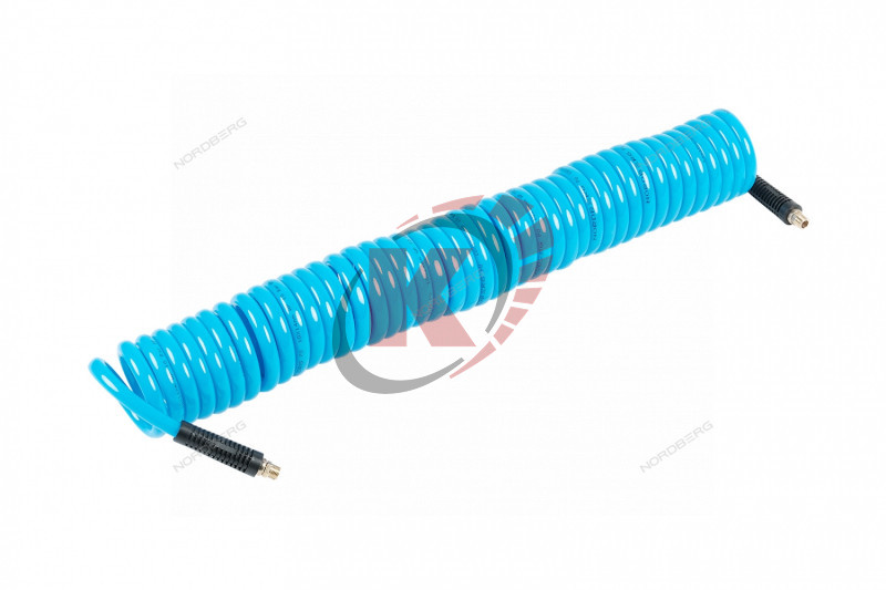 Шланг воздушный витой ПУ 11м d=10х14 M1/4/M1/4 (HS1011PU) Nordberg