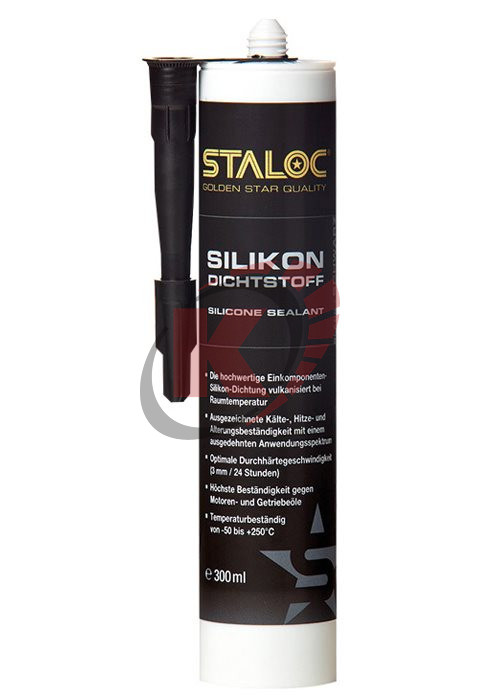 Герметик силик. маслостойкий черн High-Performance 300мл (104409030.OX) Staloc