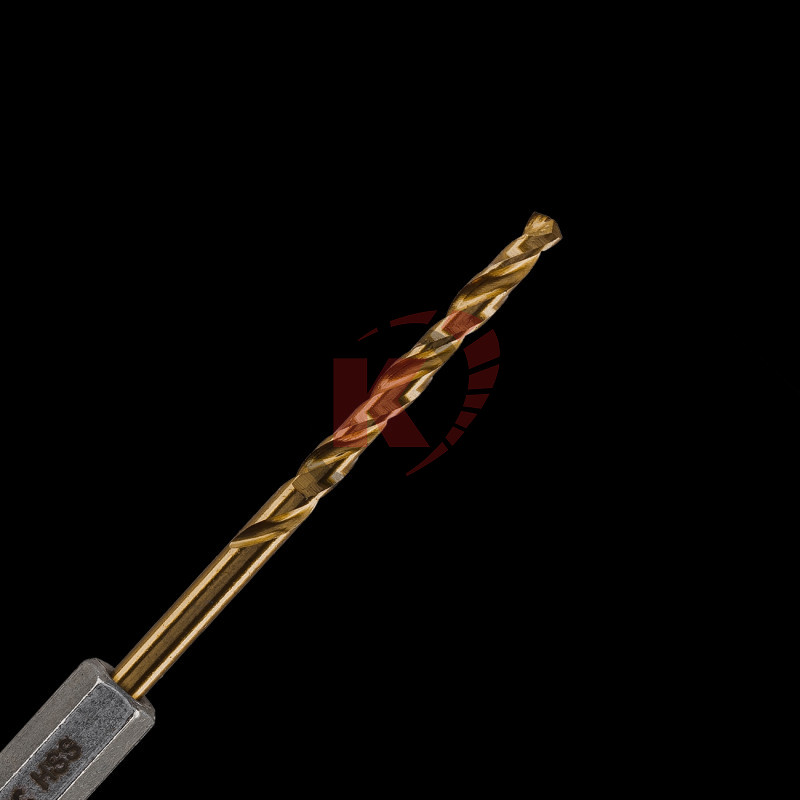 Сверло по металлу HSS-TiN 3 x 80мм HEX 1/4" RT-DS3 Runtec