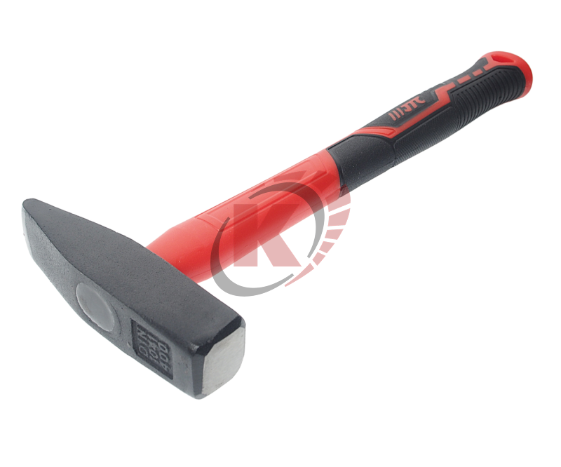 Молоток 400г с фиберглассовой ручкой квадратный боек (JTC-1659-04)