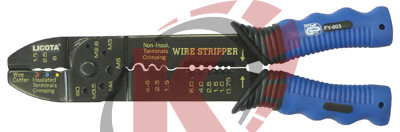 Клещи для снятия изоляции и обж. пров. 5 функ. 0,75-6,0 кв.мм (TCP-10353) Licota