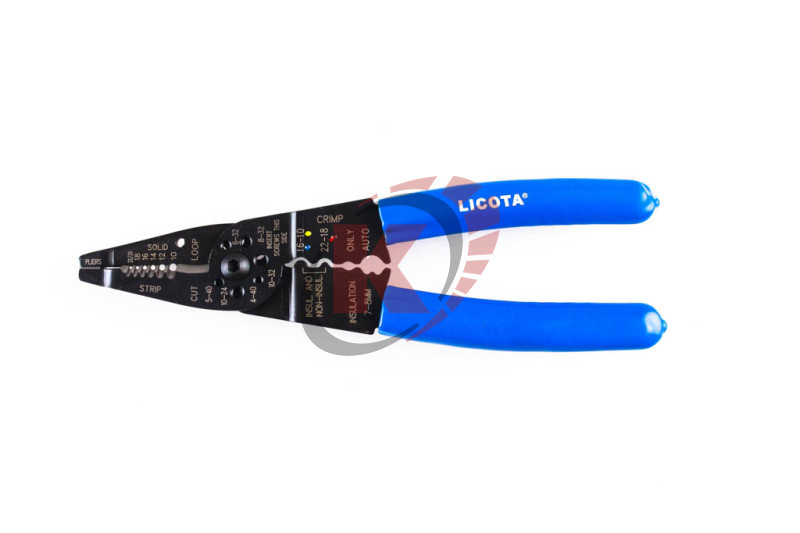 Клещи для снятия изоляции и обж. пров. 7 функ. 0,75-4,0 кв.мм (TCP-10351) Licota