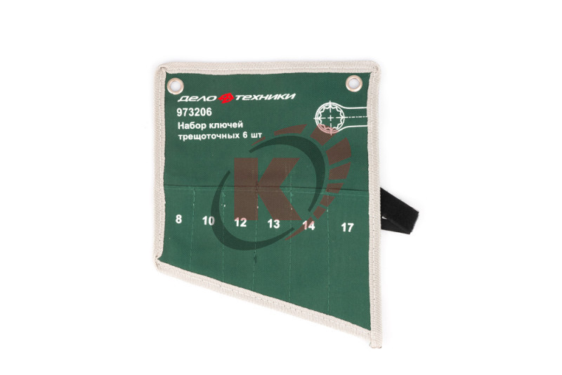 Сумка для набора комбинированных ключей 511061, 6 карманов (973206) ДТ