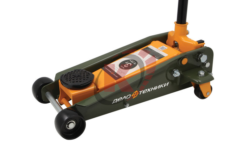 Домкрат подкатной 3 тонны, 130—508 мм (904336) ДТ