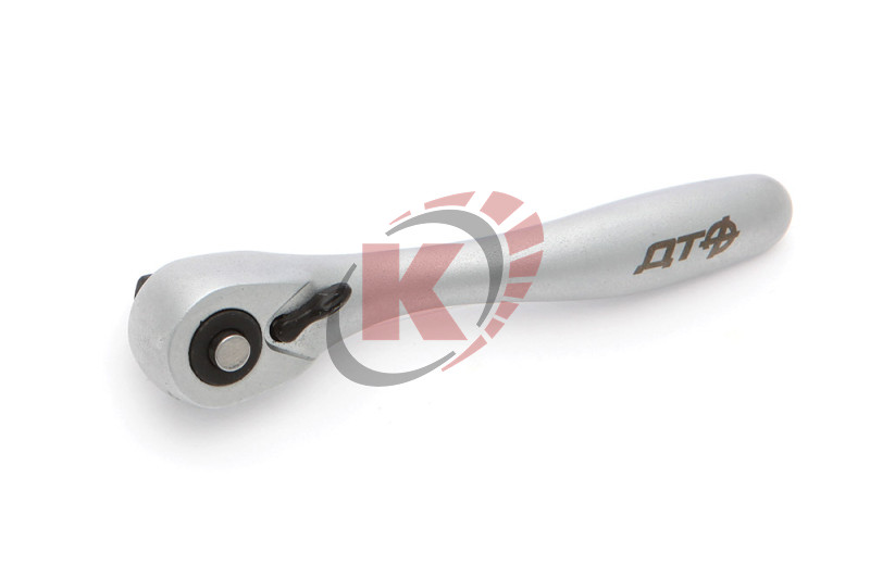 Ключ трещеточный 1/4" 90мм флажковый укороченная (608602) ДТ