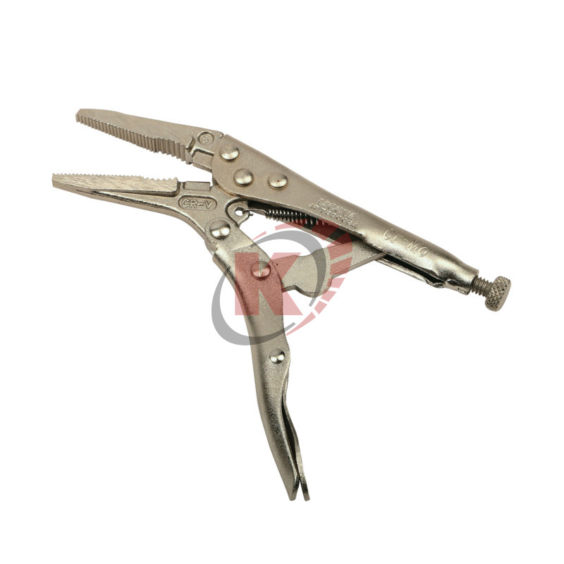 Зажим с фиксатором с удлиненными губками 163 мм (APT-39003A) Licota