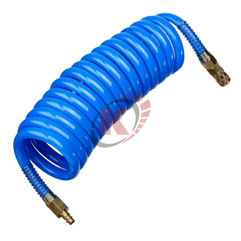 Шланг воздушный витой ПУ 5м d=12х16мм мама/папа (808750-1216-05) Garwin