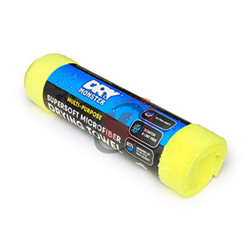 Полотенце для сушки авто желтое 60х80 см Dry Monster Drying Towel