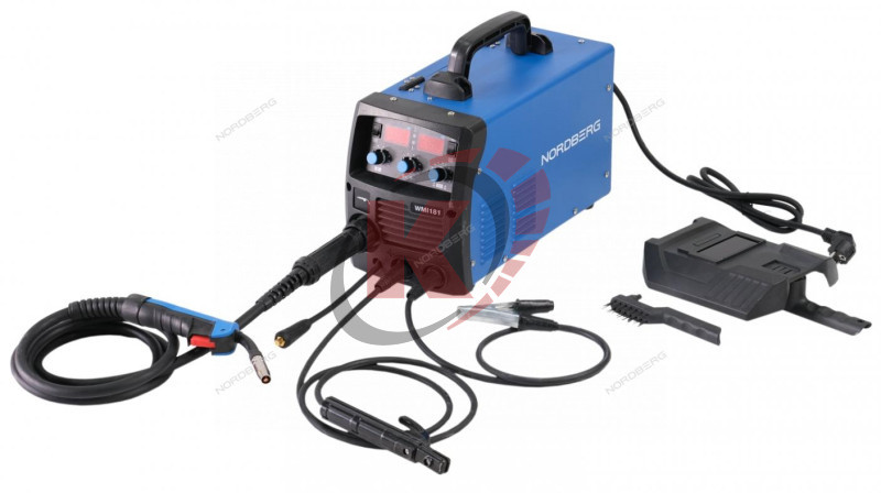 Аппарат сварочный инверторный MIG+MMA, 220В (МWMI181) Nordberg