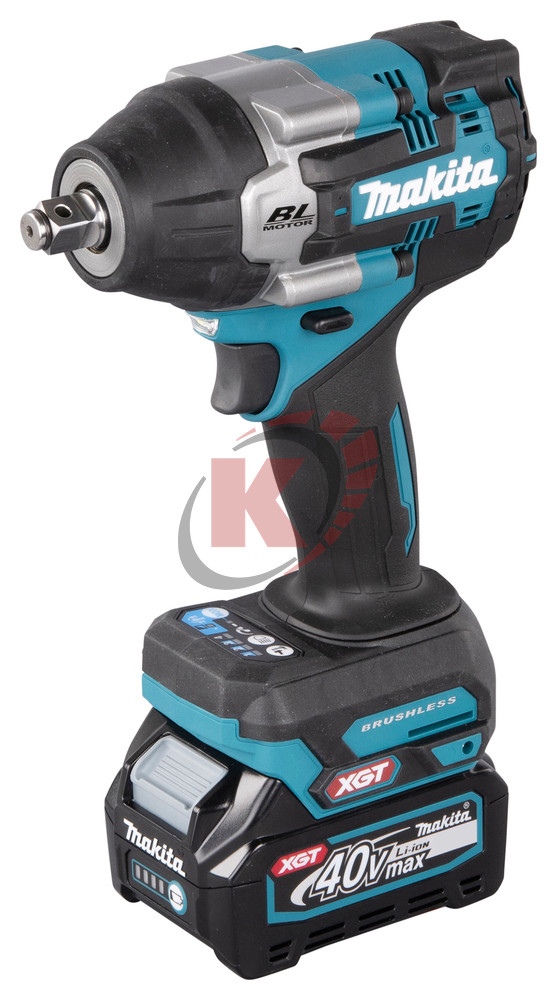 Гайковерт аккум. уд. 40В, 760Нм, 2900 уд/мин, 1/2", 2х2.5Ач (TW007GD201) Makita
