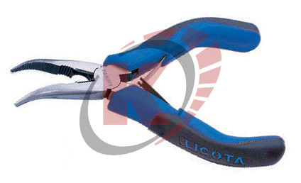 Тонкогубцы загнутые мини 130мм (APT-36022) Licota