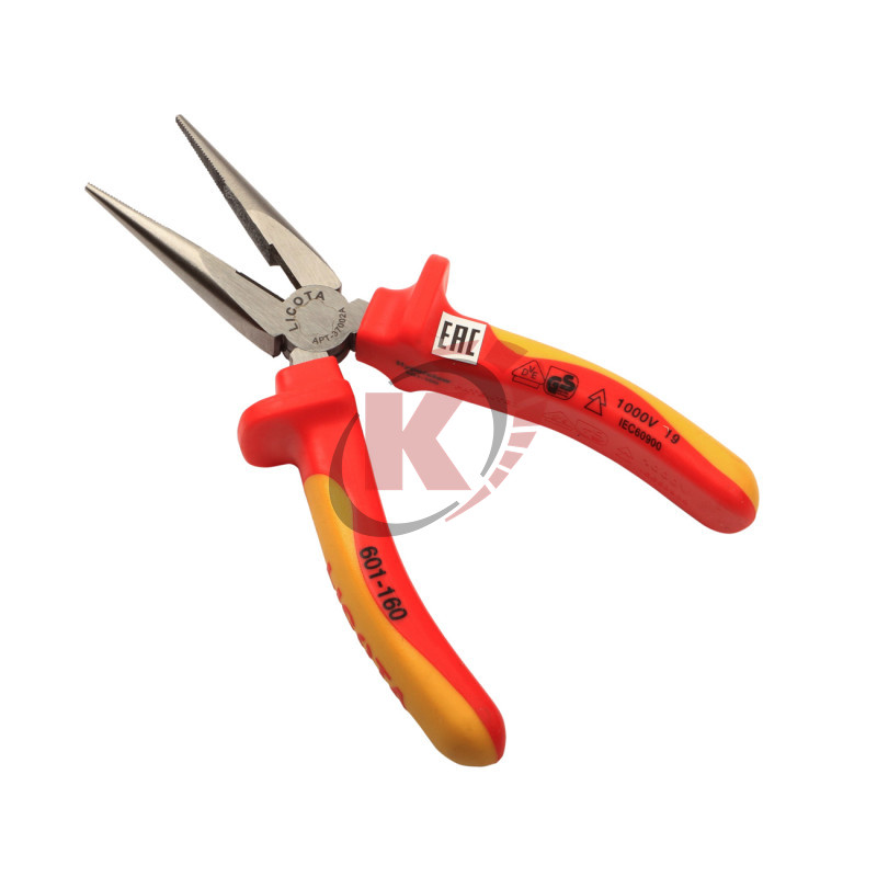 Тонкогубцы прямые 200мм 1000В (APT-37002B) Licota