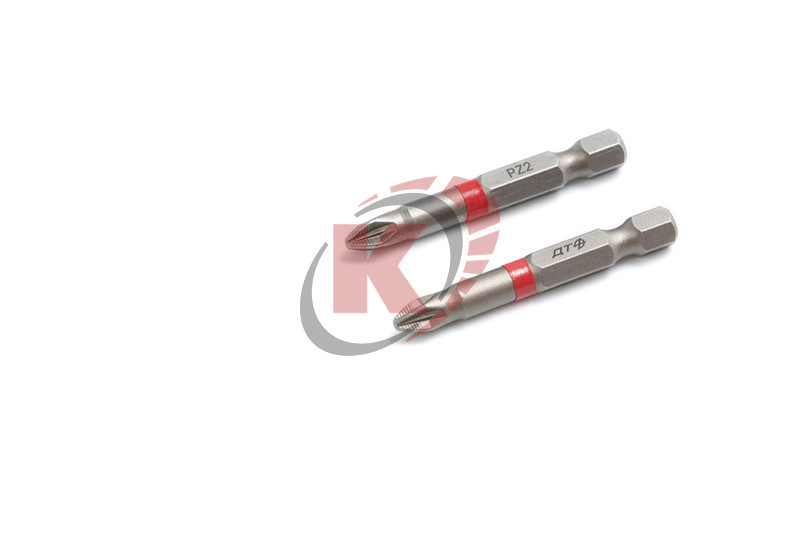 Бита PZ2 L=50мм 1/4" набор 2шт (790722) ДТ