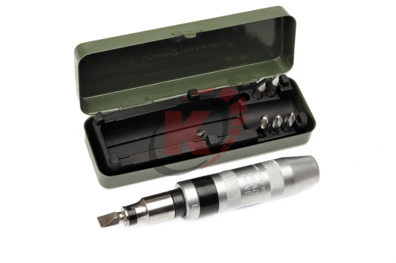 Отвертка ударная с 6 вставками 5/16" SL8.10,12,ЗР2,3,4 (766906) ДТ