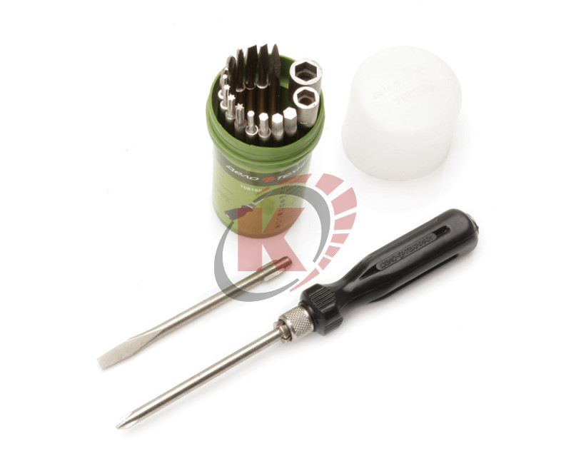 Отвертка цанговая с вставками 18пр. 110 мм (708180) ДТ