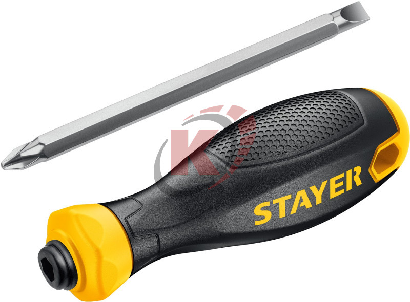 Отвертка двухсторонняя SL6,0/PH2 80мм (2512) Stayer