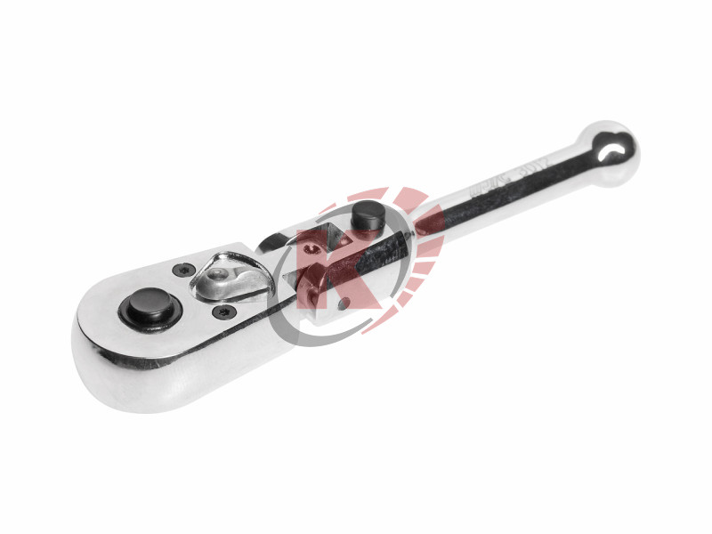 Ключ трещоточный 1/4" шарнирный (JTC-3012) 45T, 124мм JTC