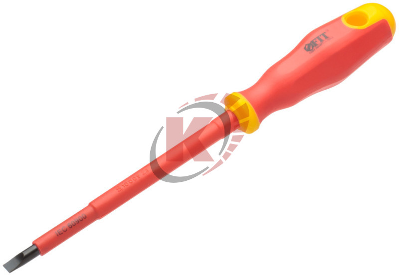 Отвертка шлицевая 5,5х125 1000V (55898) FIT