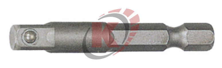 Адаптер с шестигр. 1/4" на квадрат 1/4" 50мм (TBD-00008A) Licota