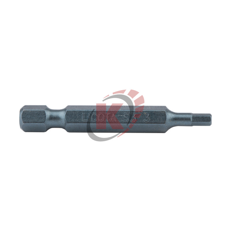 Бита HEX H3 L=50мм 1/4" усиленная (S3HE105030) Licota