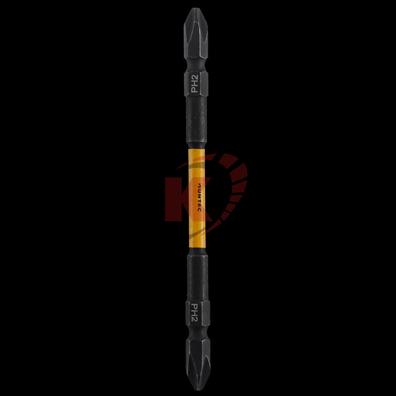 Бита PH2 L=110мм 1/4" ударная двусторонняя набор 5шт (RT-IBD110) Runtec