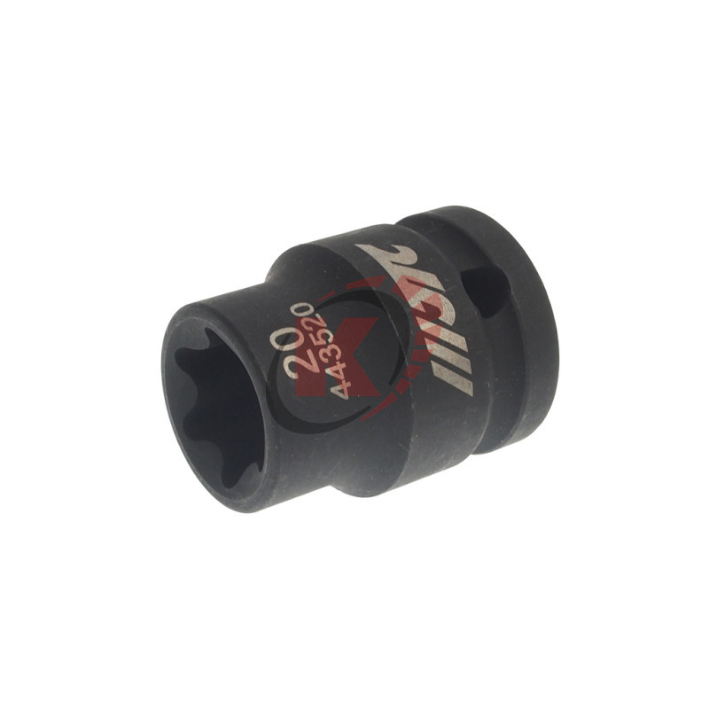 Головка торцевая 1/2" E20 L=38мм ударная (JTC-443520)