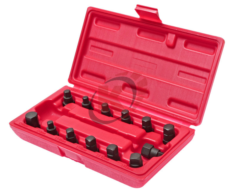 Набор головок для отворачивания масляных пробок 13пр. (JTC-1117)