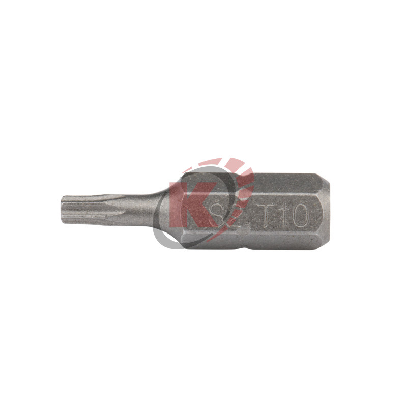 Бита TORX T10 L=25мм 1/4" с отверстием (BTT102510) Licota
