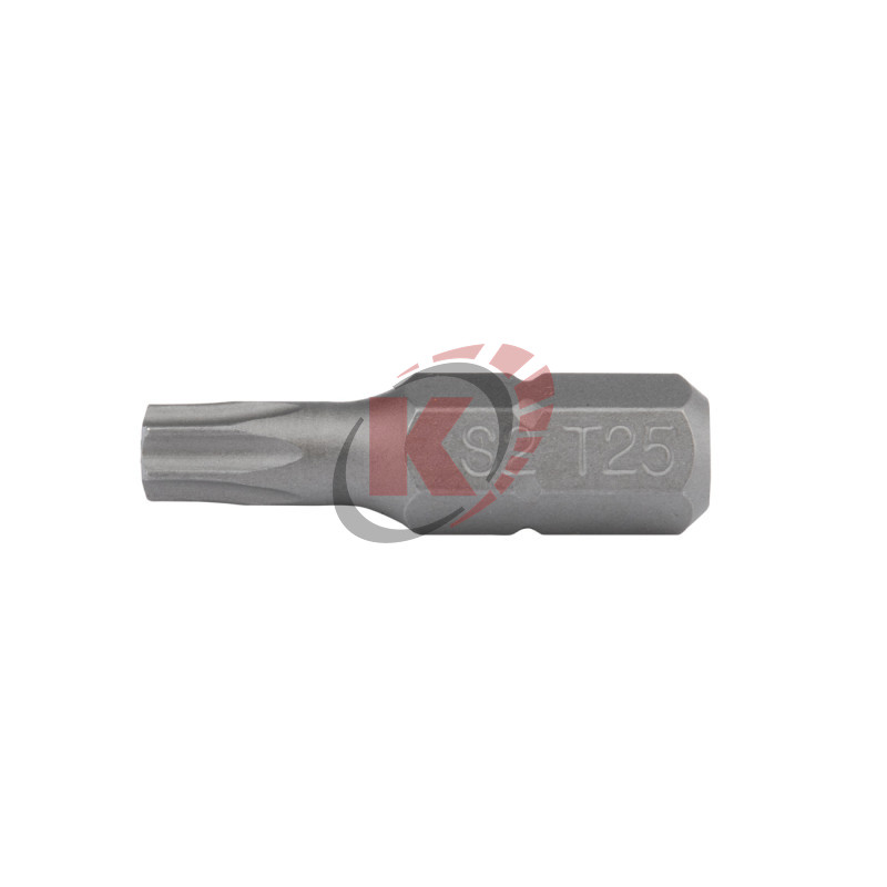 Бита TORX T25 L=25мм 1/4" с отверстием (BTT102525) Licota
