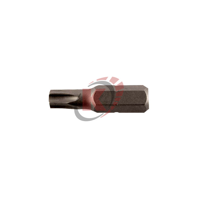 Бита TORX T27 L=25мм 1/4" с отверстием (BTT102527) Licota