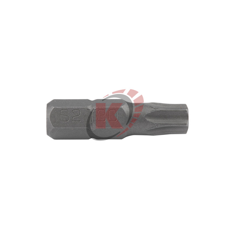 Бита TORX T30 L=25мм 1/4" с отверстием (BTT102530) Licota