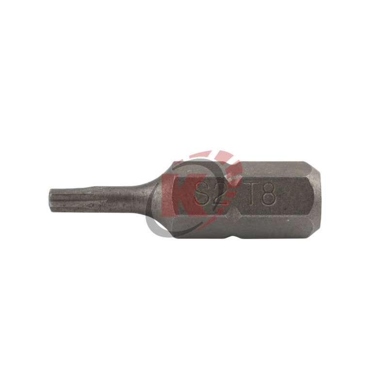 Бита TORX T8 L=25мм 1/4" с отверстием (BTT102508) Licota